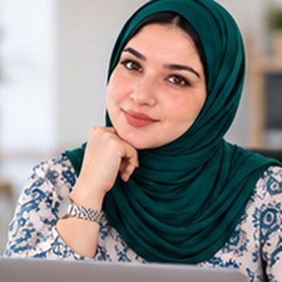 Portrait of Nissrine Ettaoussi, virtual assistant